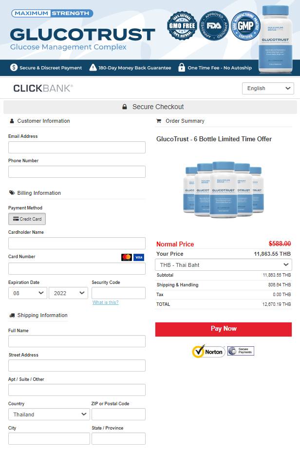 GlucoTrust - Secure checkout